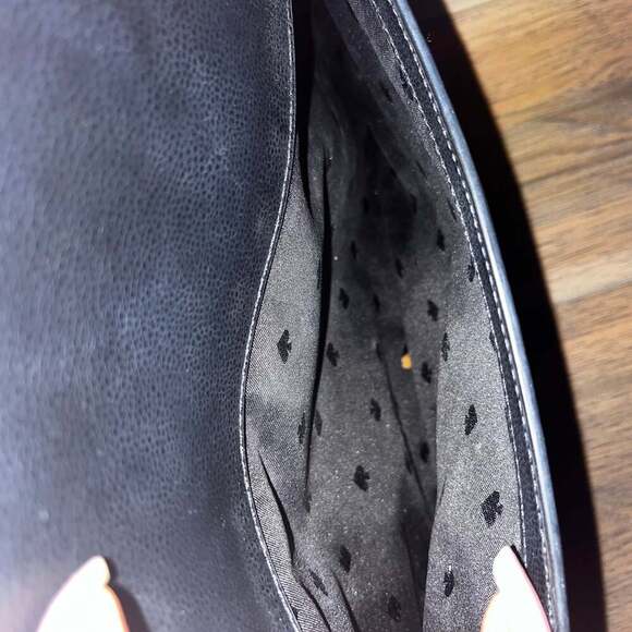 Kate Spade Hayden Jackson Street Leather Satchel Black - Picture 3 of 5